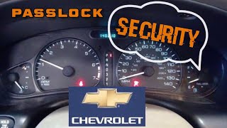 B2965 Passlock Security no Starter Chevrolet No Arranca [upl. by Moureaux735]