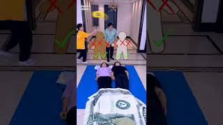 Double Blanket Challenge So Fun Quickly Ask Family And Friends To Play Funnyfamily Partygames [upl. by Lacefield]