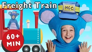 Freight Train  More  Nursery Rhymes from Mother Goose Club [upl. by Seigler]