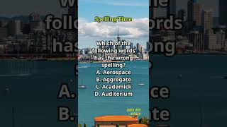 Spelling Time 500 spelling englishlearning englishvocabulary questions quiz [upl. by Keeler]