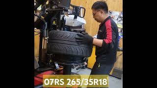 Tire replacement ZESTINO 煞提諾 07RS [upl. by Gnet319]