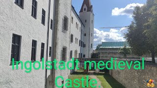 A Great and strong medieval Castle Germany Bayern Ingolstadt Средневековый замок Ингольштадт [upl. by Slater393]