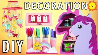 DECORE TA CHAMBRE DIY 6 IDEES FACILES [upl. by Curhan]