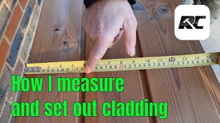 How to set out and plan for cladding [upl. by Rofotsirk]