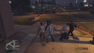 GTA V Aztecas vs paramedic fight [upl. by Okime]