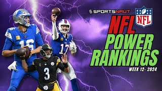 Who Tops the NFL Week 12 Power Rankings Find Out Now [upl. by Ibbetson997]