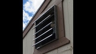 Installing an Exhaust Fan in My Shop [upl. by Yran]