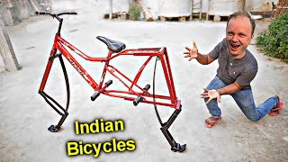 ✅Crazy BICYCLES of India 💥 Without CHAIN PEDALS and BRAKESEccentric wheel and JUMPING bike [upl. by Ynney]