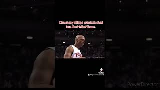 Chauncey Billups Was Inducted Into The Hall of Fame [upl. by Sharman]