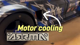 Arrma infraction v2 6s motor cooling rc update [upl. by Reid]