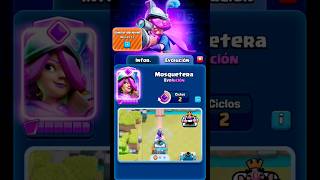 Desbloqueo a la Nueva Mosquetera Evolucionada viralvideo clashroyale games gameplay reels [upl. by Pharaoh]