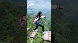 Funny And Exciting CollectionBungee Jumping With Rope In Beautiful Placefunny bungee [upl. by Annayd156]