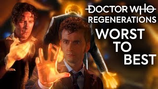 REGENERATION SCENES WORST TO BEST  Doctor Who Ranking [upl. by Yate211]