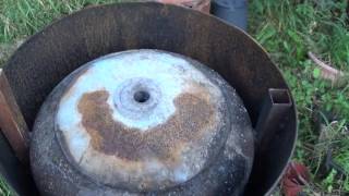 How to make charcoal in a home made retort [upl. by Sedda]