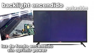 reparar tv chino sin imagen los led quedan encendidos backlight activo al momento de conectar tv [upl. by Aidua]