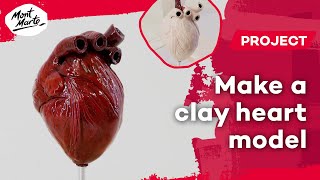 How to make a clay heart [upl. by Engamrahc244]