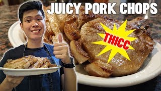 JUICY PANSEARED PORK CHOPS  How to cook Pork Chops  Tomguts Media [upl. by Atsev967]