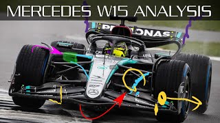 Mercedes W15  Aerodynamics Analysis and Initial Thoughts [upl. by Ativad382]