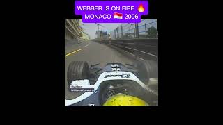 WEBBER ON FIRE 🔥 v8 formula1 f1onboard [upl. by Fesuy]