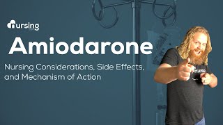 Amiodarone Nursing Considerations Side Effects and Mechanism of Action Pharmacology for Nurses [upl. by Ralyt752]