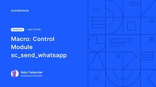 Scriptcase Macros Control Module  scsendwhatsapp [upl. by Atniuq]