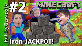 Iron JACKPOT Minecraft Survival Mode Tutorial HobbyGuy 2 HobbyGamesTV [upl. by Letizia869]