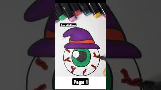 Coloringpage 1  my coloring book shorts coloring kidscoloringvideo [upl. by Etep]