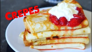 Crepes blintzes recipe russian cooking блины [upl. by Anayk797]