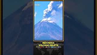 Indonesia Volcano Continues Spewing Ash And Lava Forces Evacuations  WION Shorts [upl. by Laehcar]