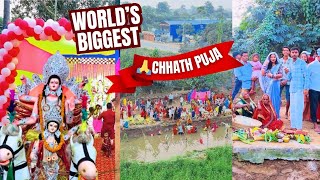 World s biggest  Chhath puja 🙏🌅 ahiyapur Chhath puja trending dji4 djimini3pro Chhath puja [upl. by Tenney]