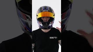 ZR72 BLACKREDBLUE  FIA amp SNELL APPROVED HELMET [upl. by Iliram371]