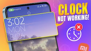 How to Fix Xiaomi Clock Not Working Issue on Redmi Android  Resolve Clock App Problems [upl. by Nahoj]