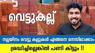 വെട്ടുകല്ല് Laterite Brick Malayalam  Chengallu in Quick Review [upl. by Ulick]