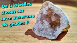 OUVERTURE DE GEODES ENFIN DE SUPERBES GEODES 🤗💎🔨 [upl. by Kylie934]