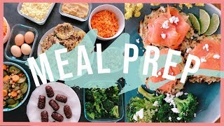 Healthy Meal Prep  Repas Pour La Semaine Simples et SANS FOUR [upl. by Cargian]