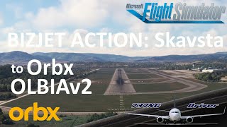 Preview Bizjetaction  Skavsta to Orbx NEW OLBIAv2  Real Airline Pilot [upl. by Drauode179]