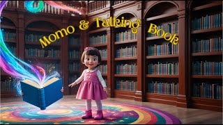 Kids Cartoon Momo and talking book  Episode  1 baby night story  nursery rhymes [upl. by Karilynn]