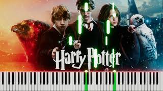 Harry Potter  quotHedwigs Themequot Piano Tutorial [upl. by Caterina526]