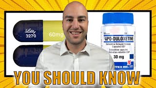 3 Things You Should Know Before Taking Duloxetine Cymbalta [upl. by Hernardo]