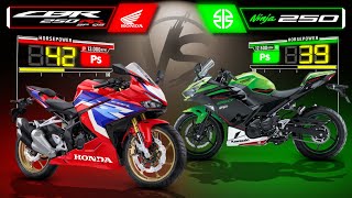 2022 Honda CBR250RR QS SP vs Kawasaki Ninja 250 ┃ Best of 250cc Sportbikes [upl. by Miran719]