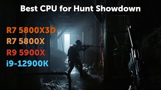 Best CPU for Hunt Showndown R7 5800X3D vs R7 5800X vs R9 5900X vs i912900K [upl. by Shelburne]