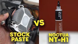 Stock AMD Heatsink Paste vs Noctua NT H1 Should You Replace The Stock AMD Thermal Paste [upl. by Lahsiv705]