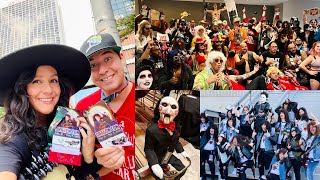 DRAGON CON 2023 Day 1 My Second Year Experience Getting Badges Tons of Cosplay amp WRESTLING [upl. by Anitsrihc]