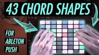 How To Play Ableton Push LIKE A PRO 43 Chord Voicings [upl. by Lindsay416]