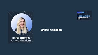 Online mediation – Carlie Norris UK [upl. by Arremat]