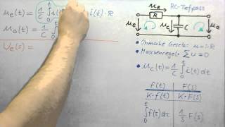 Übertragungsfunktion herleiten ► Systeme 1Ordnung ► RCTiefpass [upl. by Crosse]