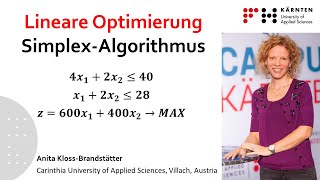 Lineare Optimierung  SimplexAlgorithmus  verständlich erklärt [upl. by Wirth514]