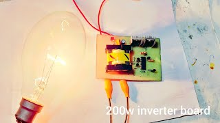 homemade 200w power inverter circuit board using sg3524ic [upl. by Ihab]