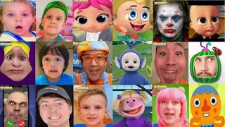 Epic Face Dance Blippi Ryan’s World Cocomelon D Billions KulikiTaka Max Hop [upl. by Jade395]