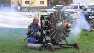 Two 9 Cylinder Radial Engines  Start and Run  Sternmotor [upl. by Aaron]